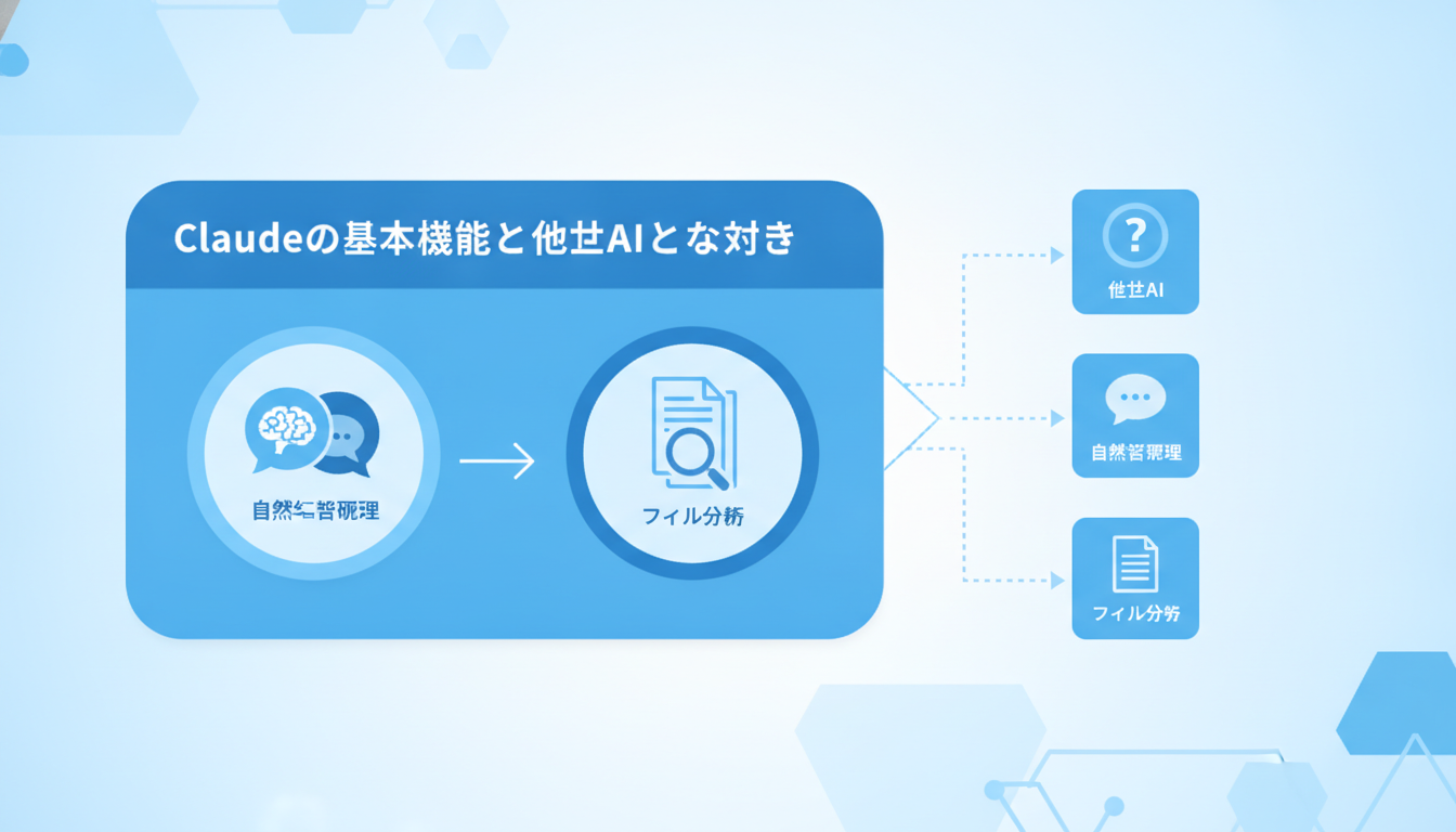 Claudeの基本機能と他社AIとの違い