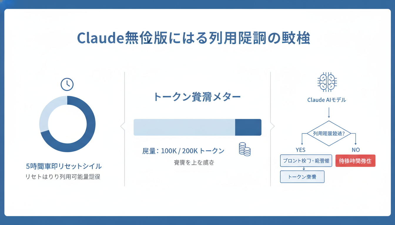 Claude無料版における利用制限の仕組み