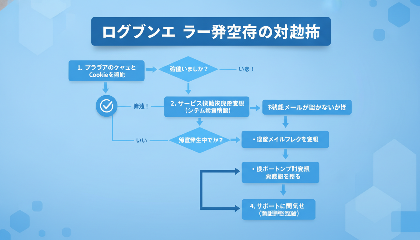 ログインエラー発生時の対処法