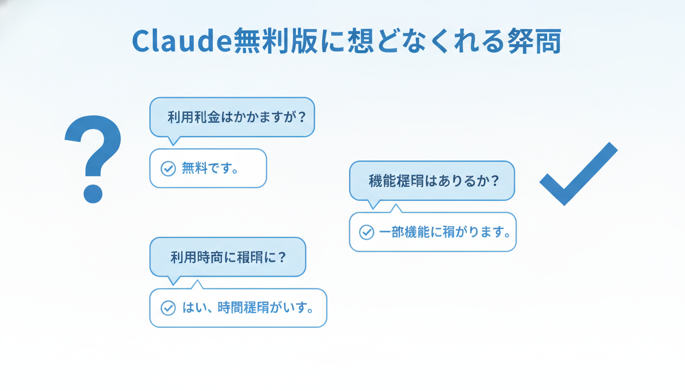 Claude無料版に関してよくある質問