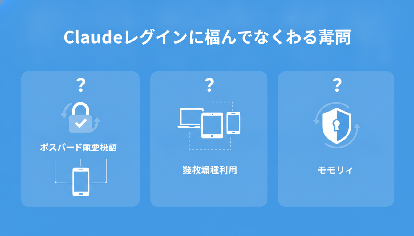 Claudeログインに関してよくある質問