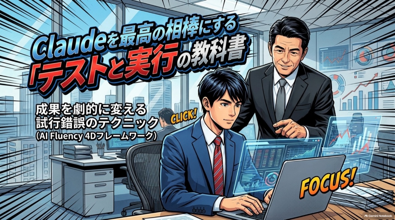 テストの作成と実行 ビジネス漫画 1/12