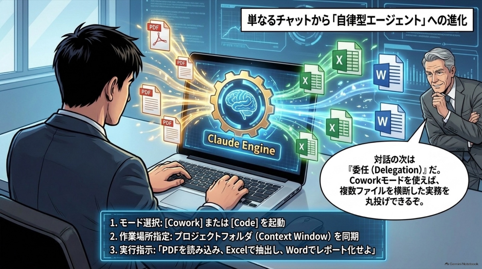 テストの作成と実行 ビジネス漫画 7/12