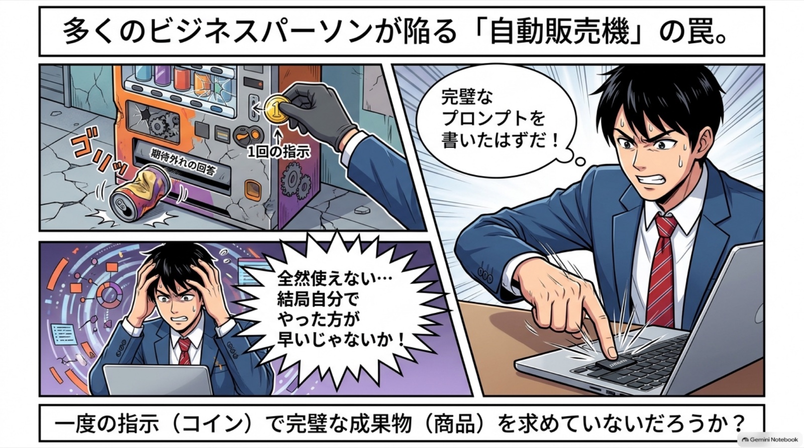 テストと実行（4Dフレームワーク実践） ビジネス漫画 2/13