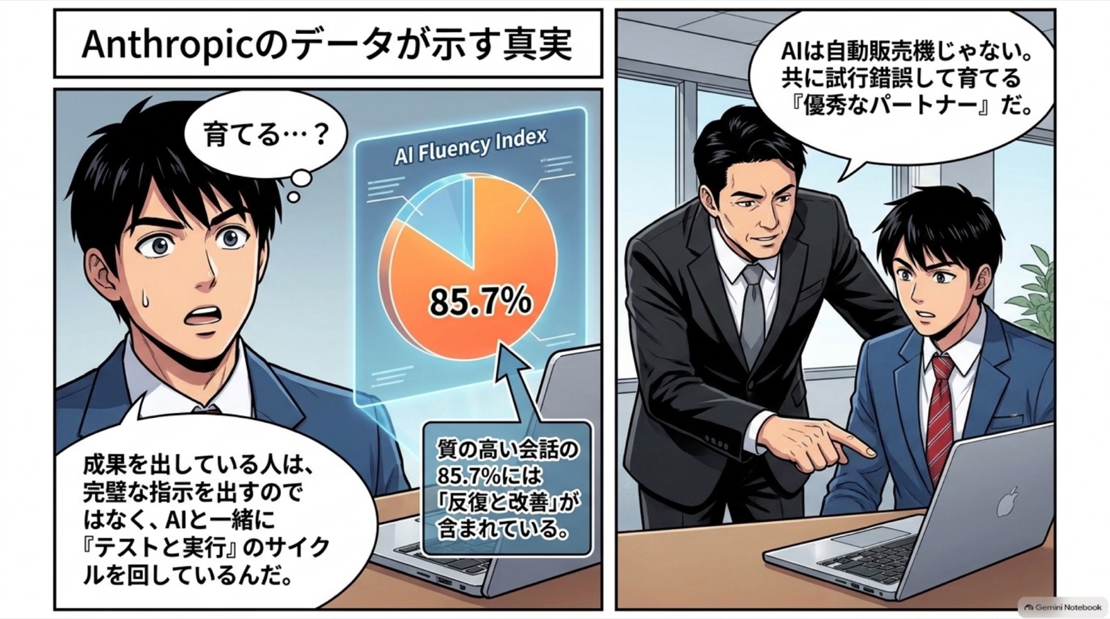 テストと実行（4Dフレームワーク実践） ビジネス漫画 3/13