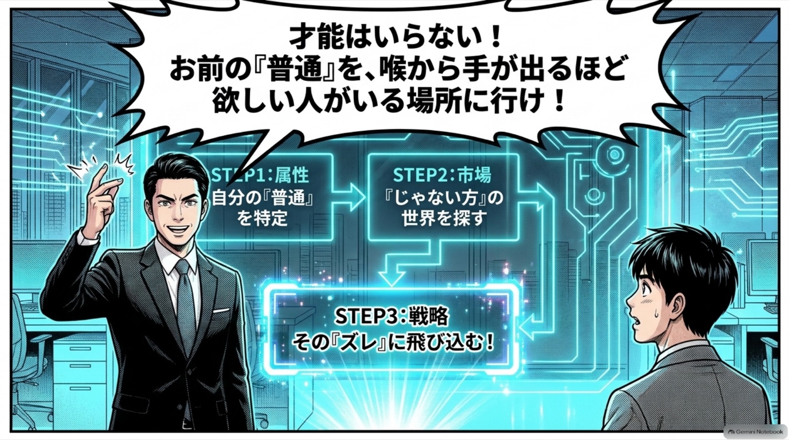 仕事を獲得するための人材力（選ばれ力） ビジネス漫画 6/15