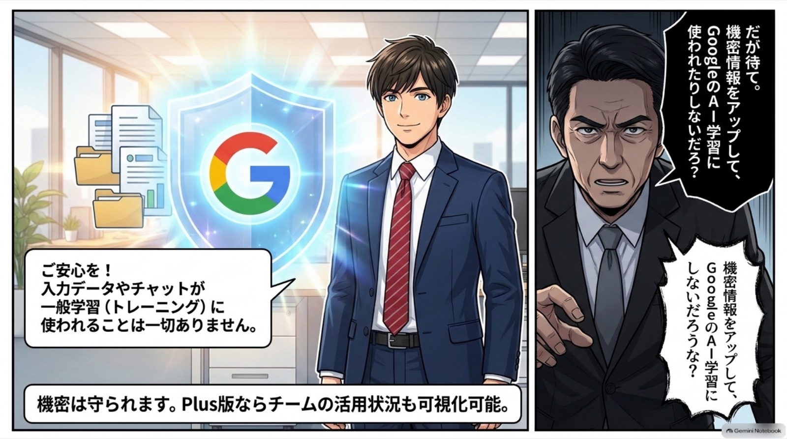 NotebookLMの基本操作 ビジネス漫画 12/13