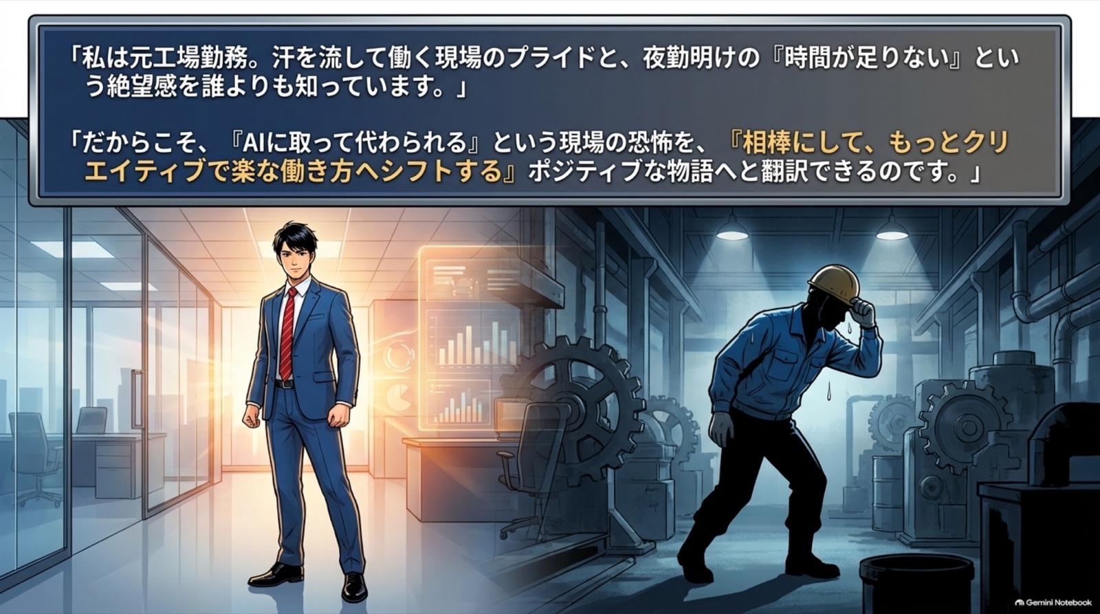 中小企業向けAI業務効率化の提案 ビジネス漫画 13/15