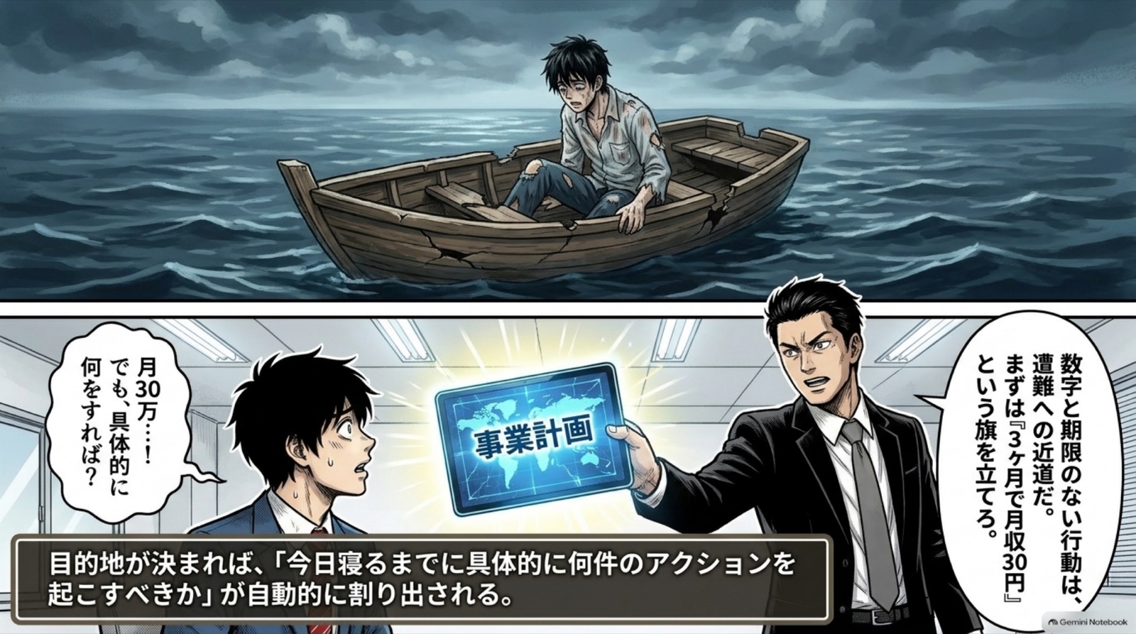 仕事を獲得するまでのワークフロー ビジネス漫画 4/15