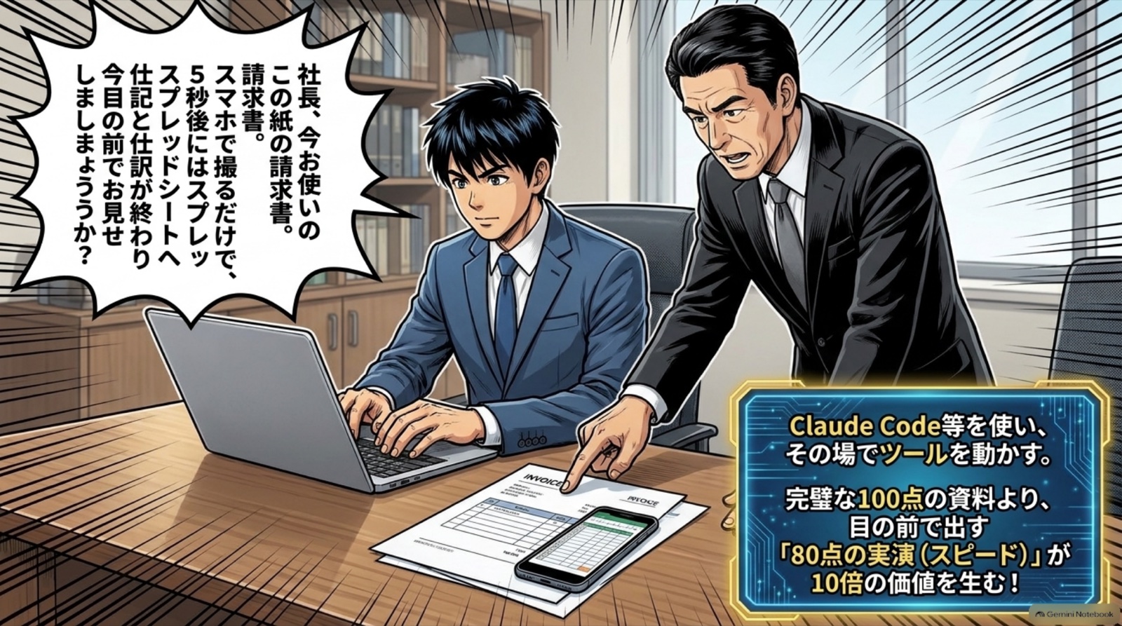 仕事を獲得するまでのワークフロー ビジネス漫画 11/15