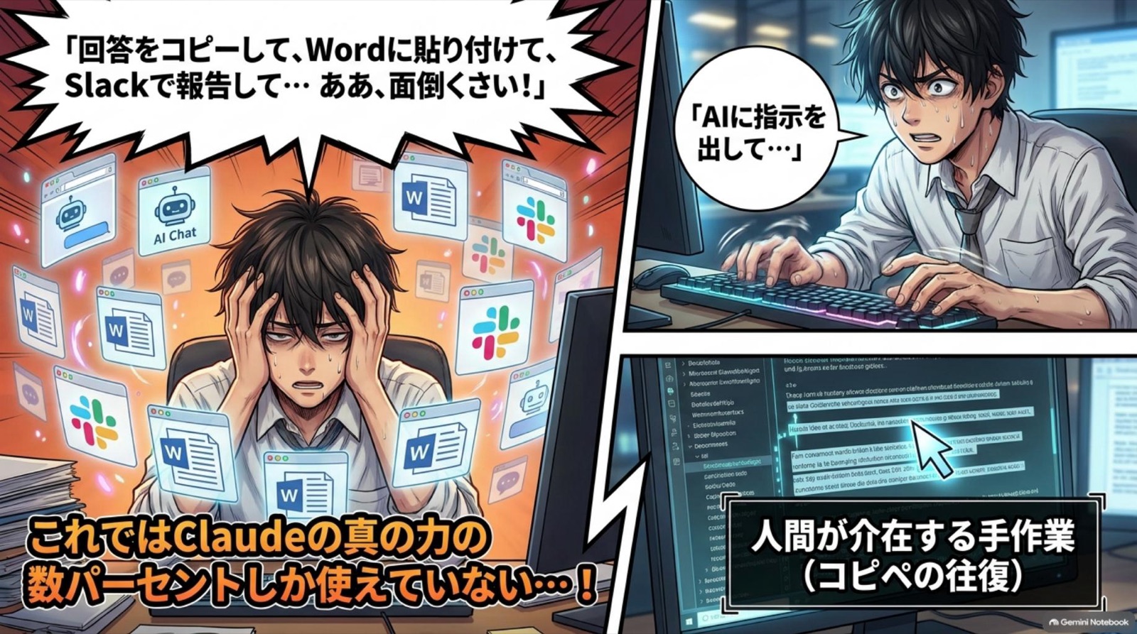 ビジネス漫画 コマ2