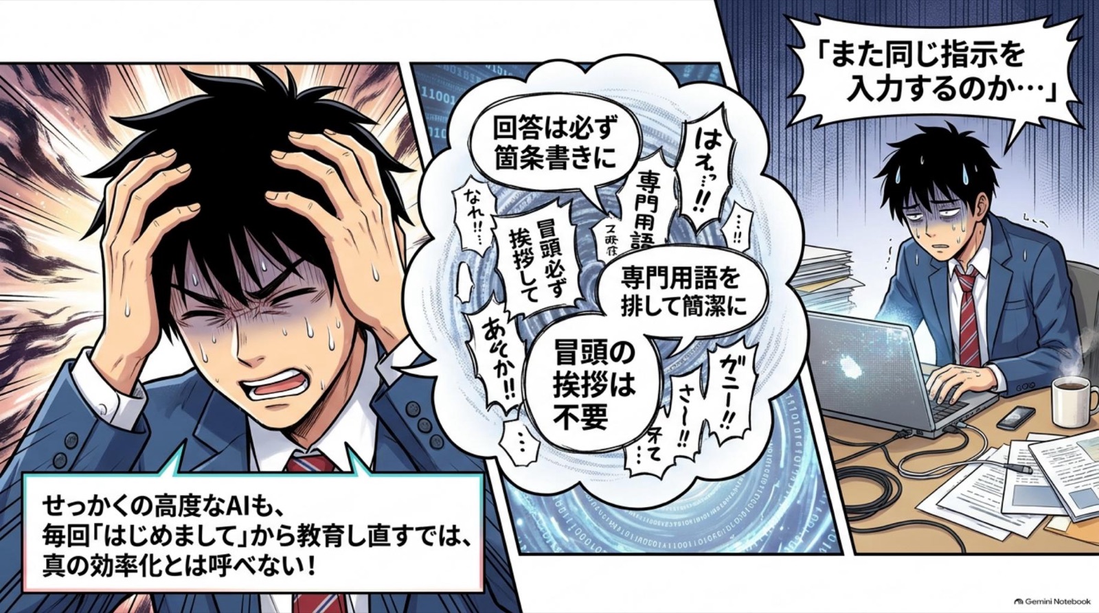 ビジネス漫画 コマ2
