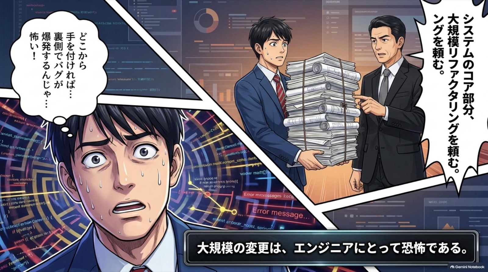 ビジネス漫画 コマ2