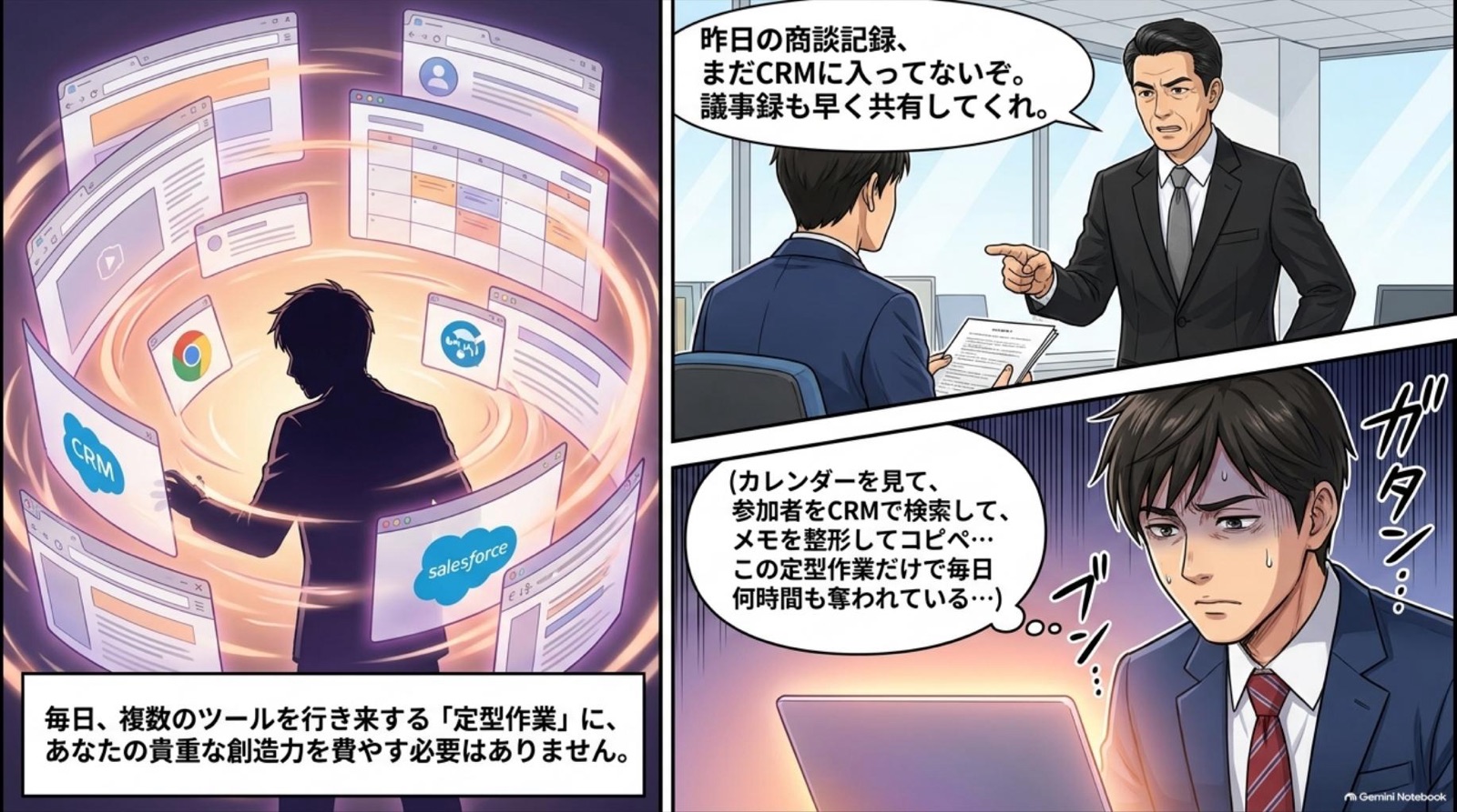 ビジネス漫画 コマ2
