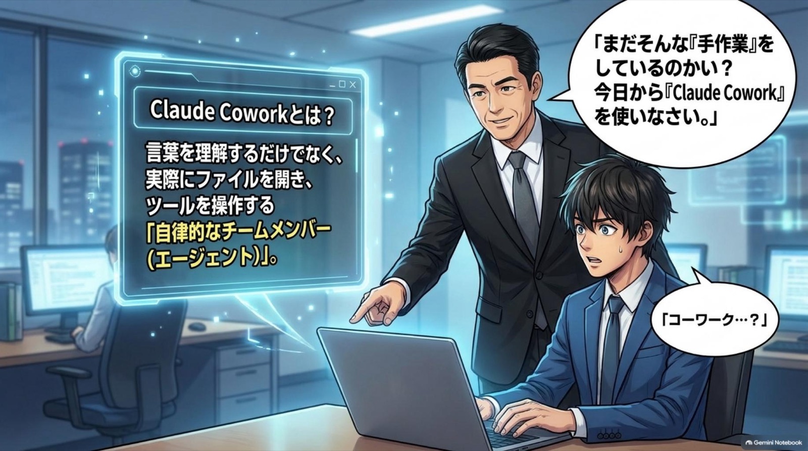 ビジネス漫画 コマ3