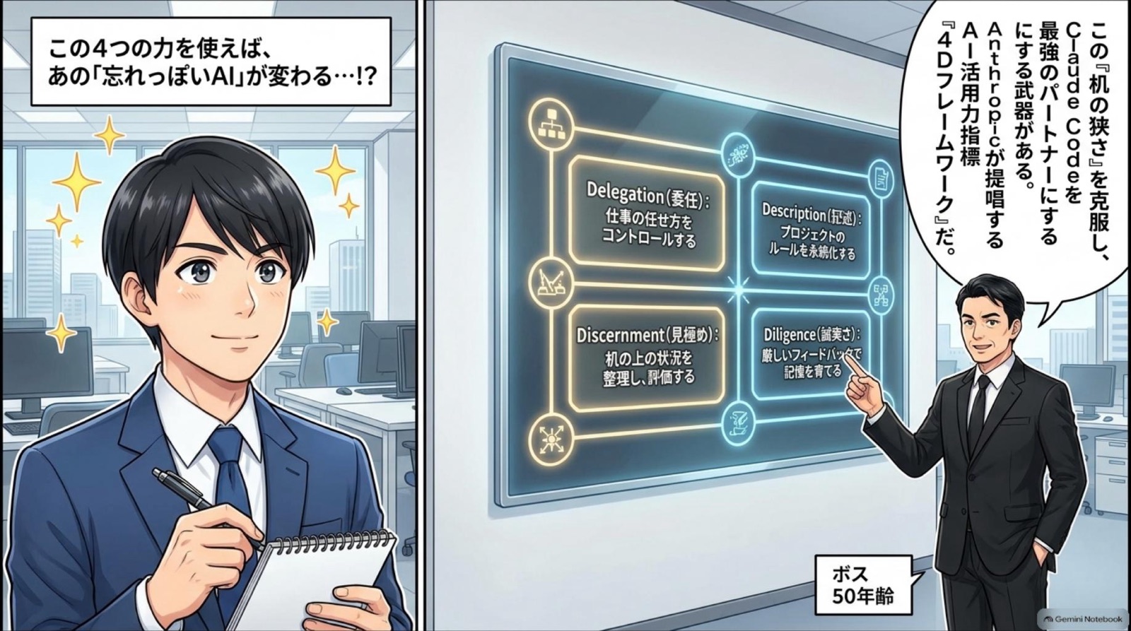 ビジネス漫画 コマ4