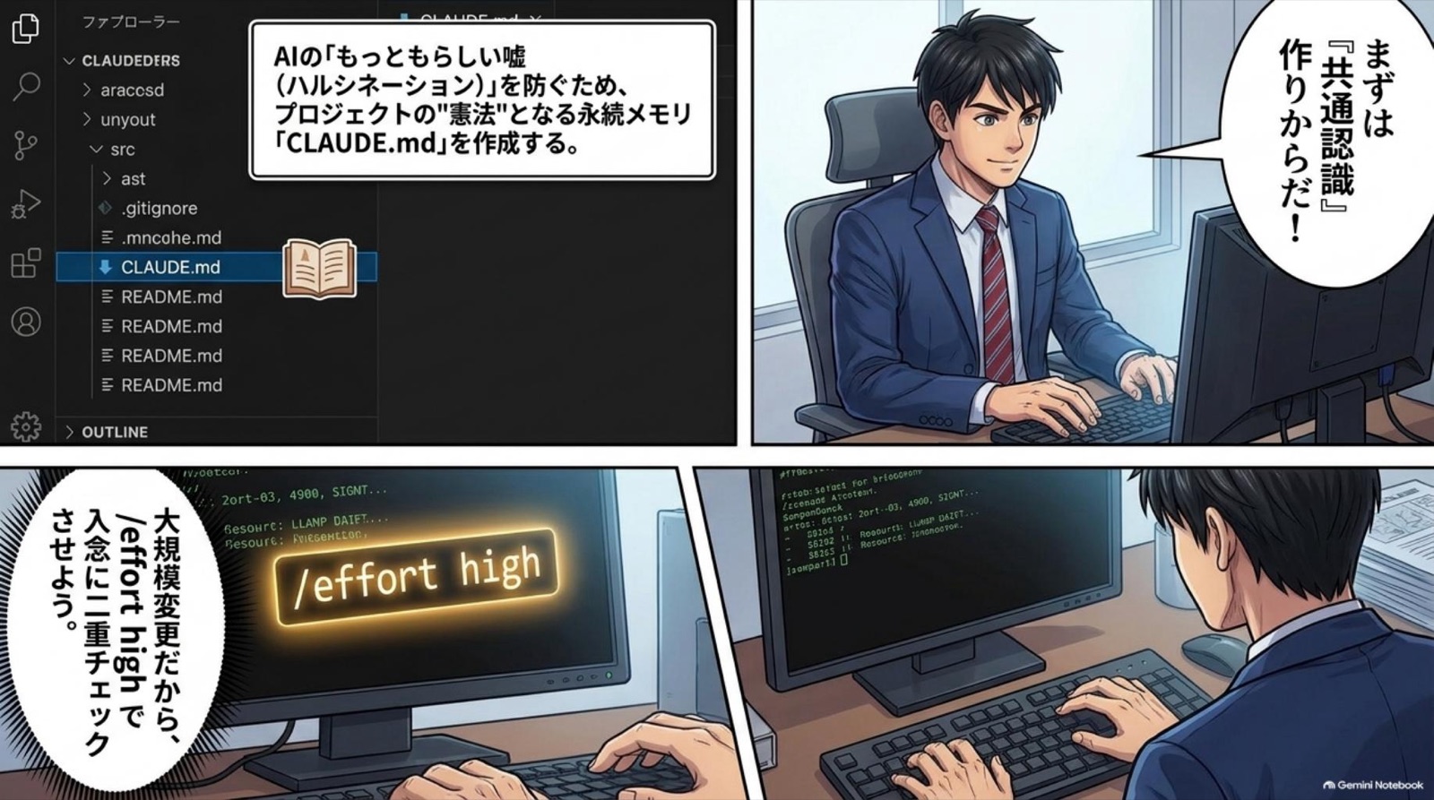 ビジネス漫画 コマ4