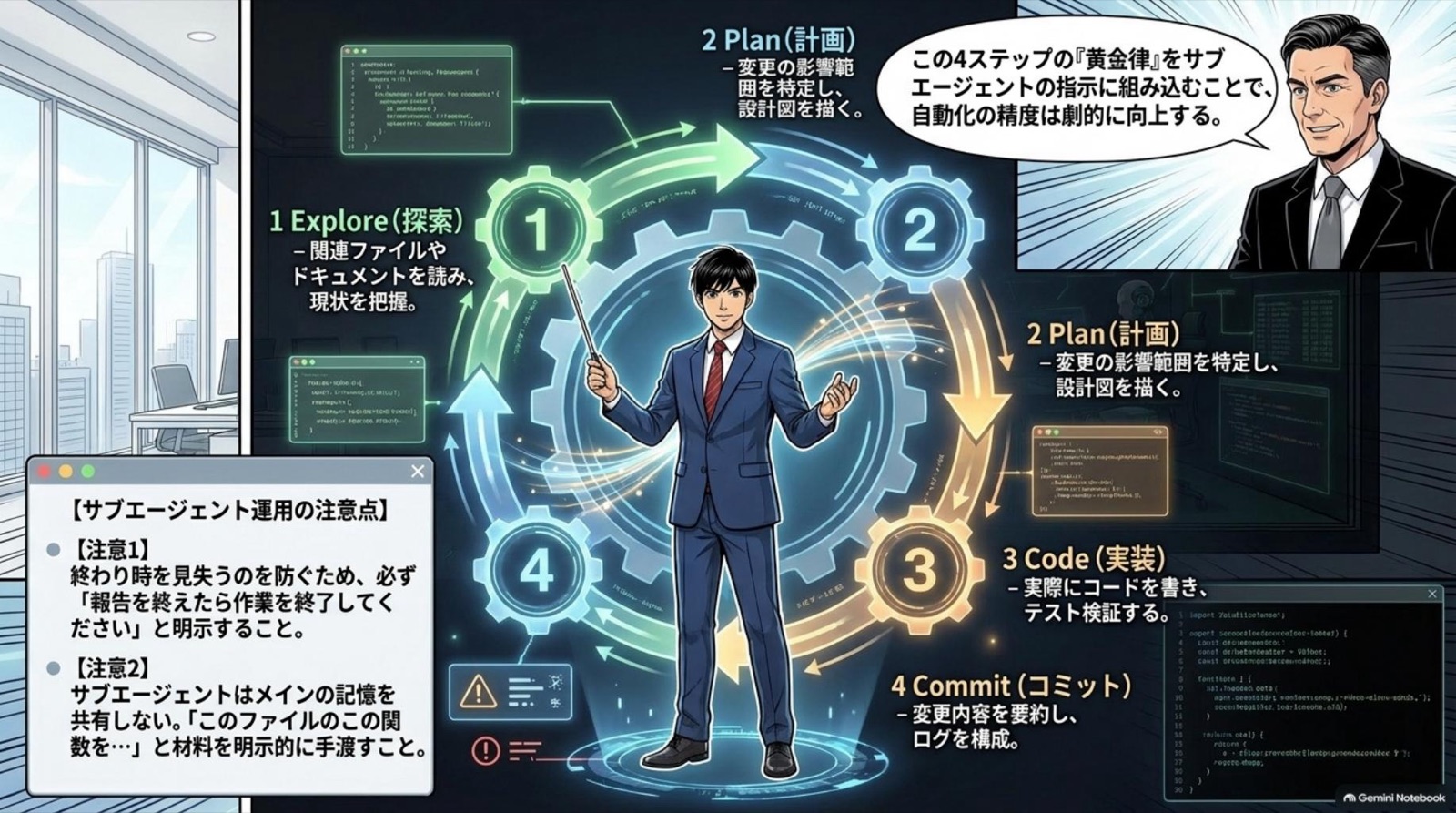 ビジネス漫画 コマ7