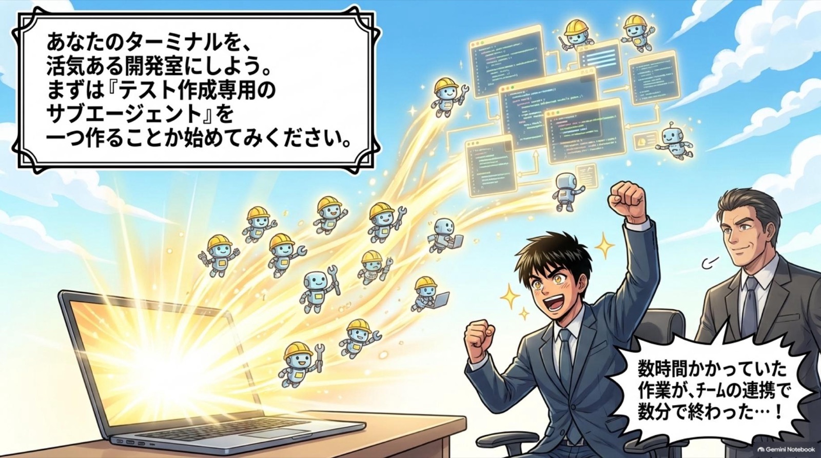 ビジネス漫画 コマ12