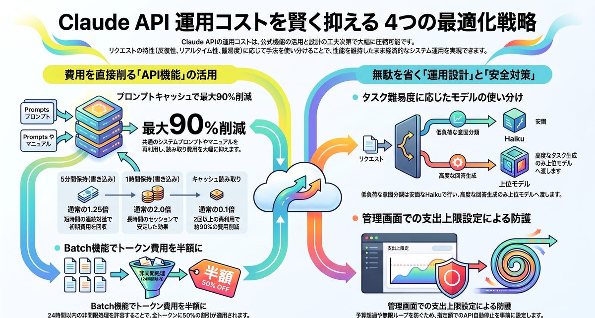 ClaudeのAPIの運用コストを削減する方法