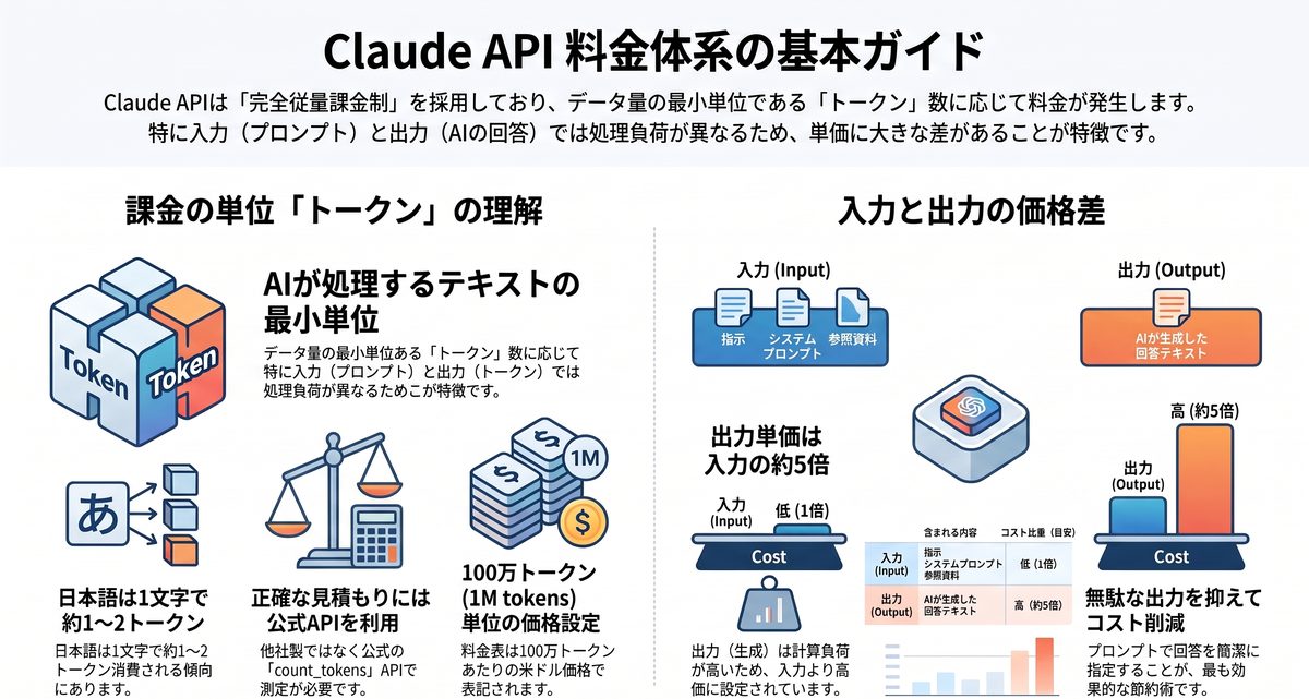 Claude APIの料金体系の基本