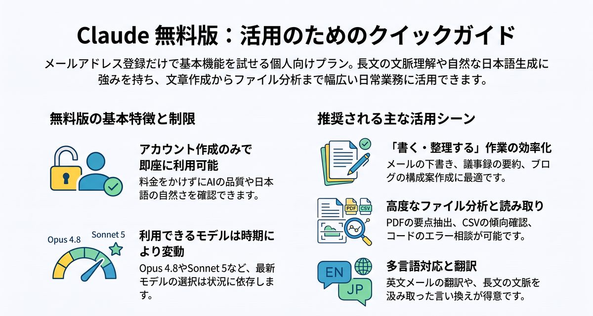 Claude 無料版とは何ですか？