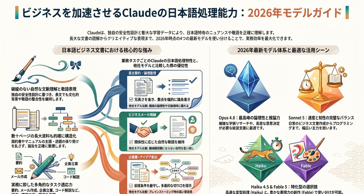 Claudeの日本語対応における特徴と実力とは？