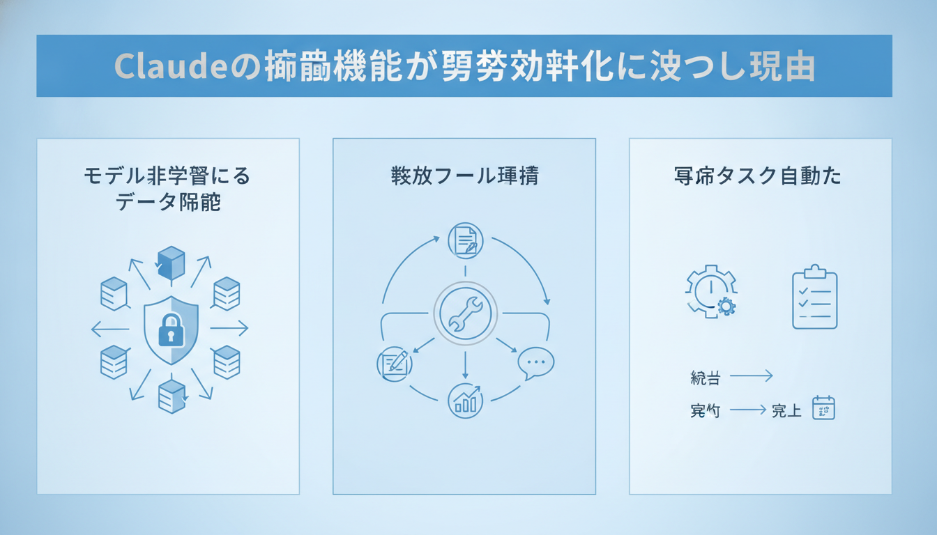 Claudeの協働機能が業務効率化に役立つ理由