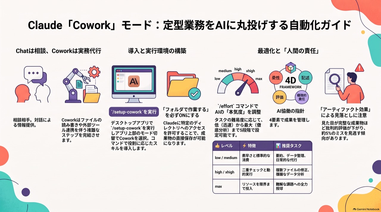 【ビジネス漫画】Skill（スキル）で定型作業を自動化する のインフォグラフィック（2026-09-06_AM）