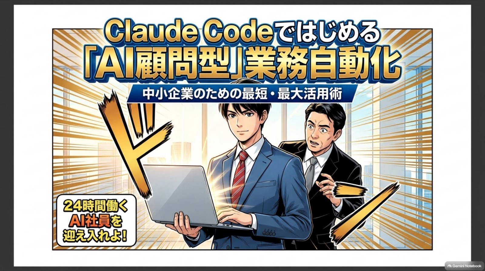 ビジネス漫画 コマ1