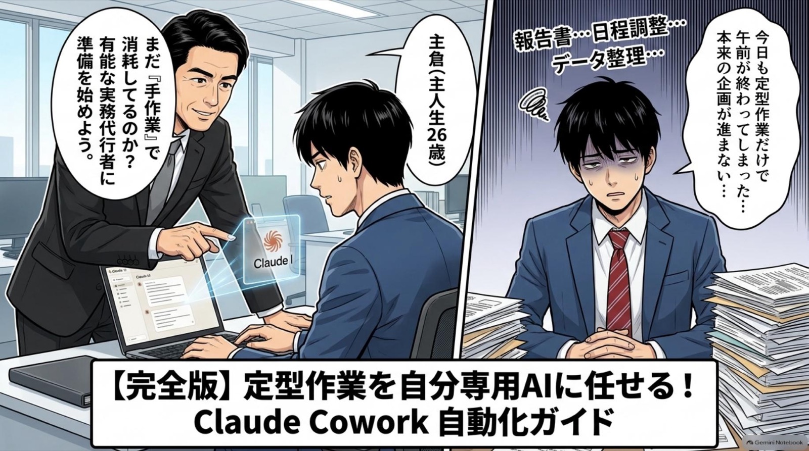 ビジネス漫画 コマ1