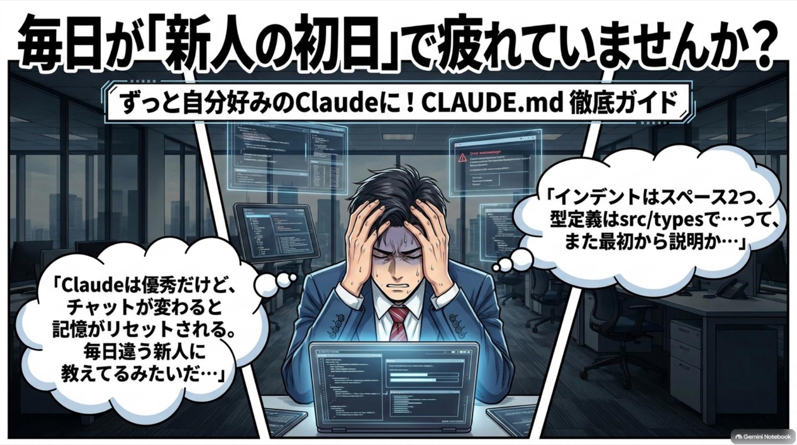 ビジネス漫画 コマ1