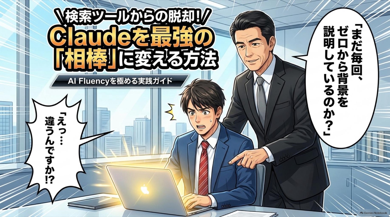 ビジネス漫画 コマ1