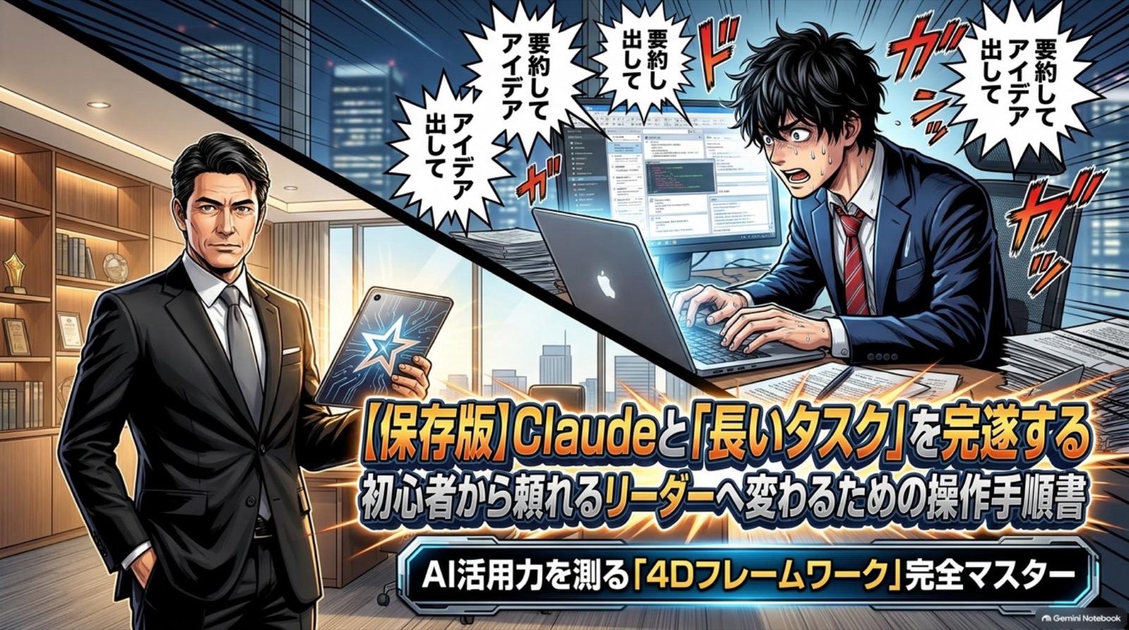 ビジネス漫画 コマ1
