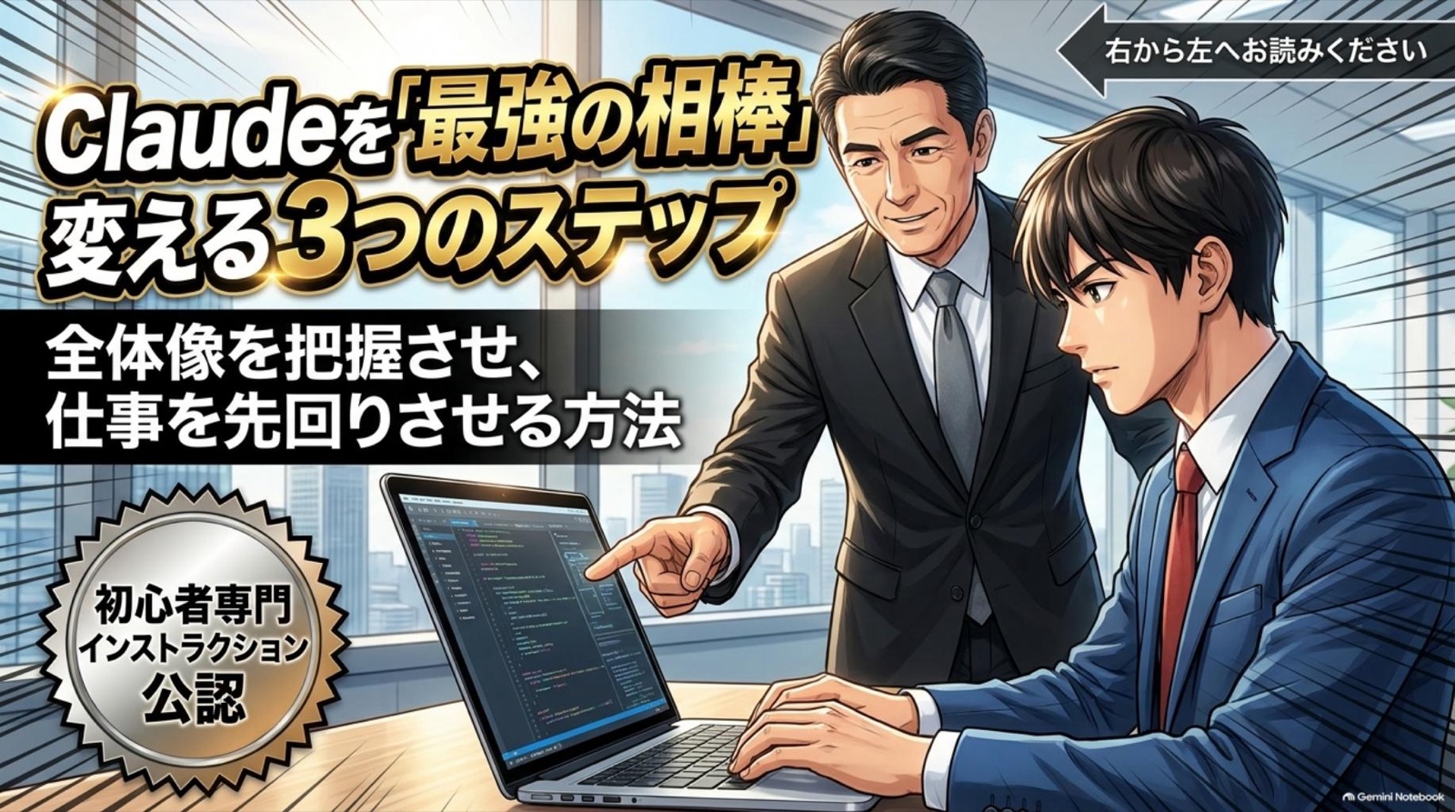 ビジネス漫画 コマ1