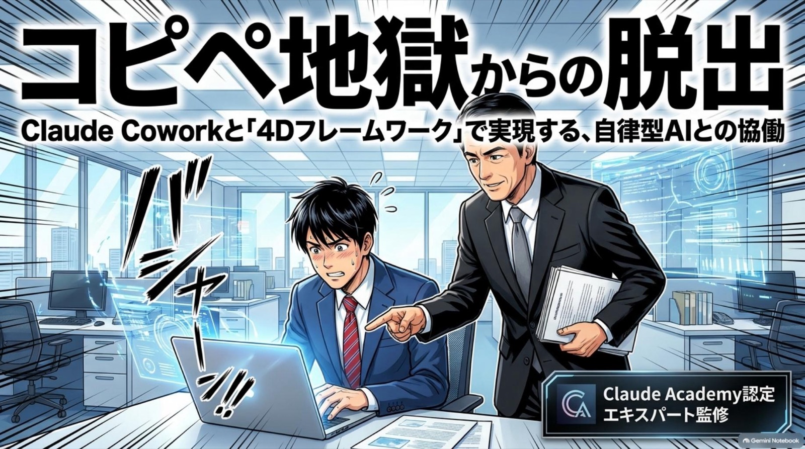 ビジネス漫画 コマ1