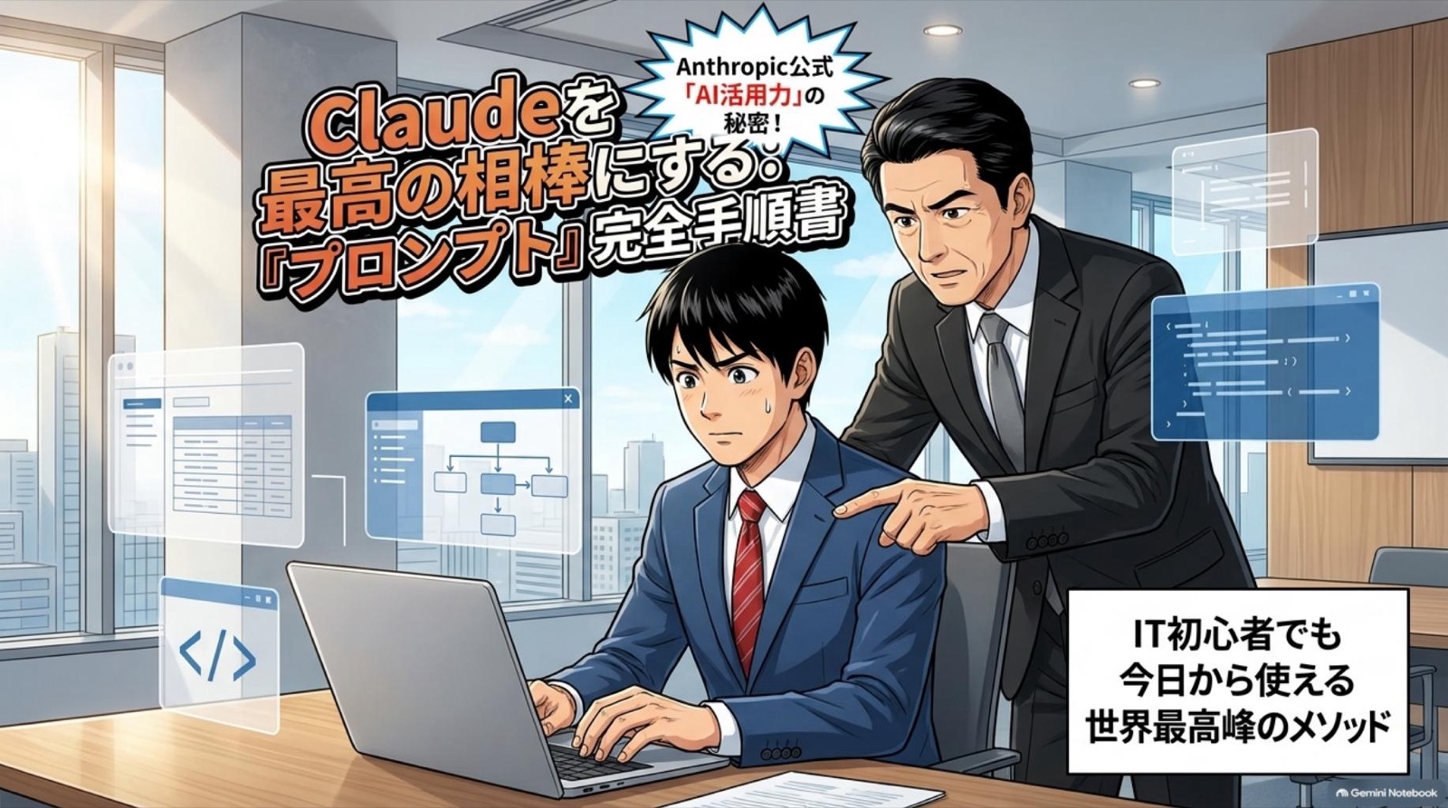 ビジネス漫画 コマ1