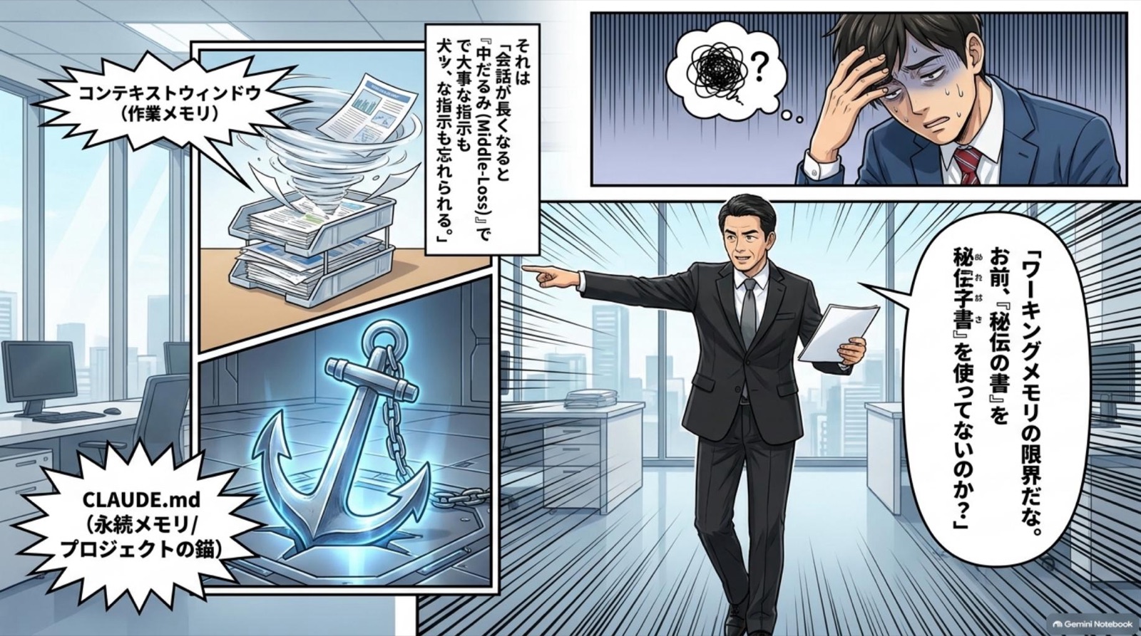 ビジネス漫画 コマ2