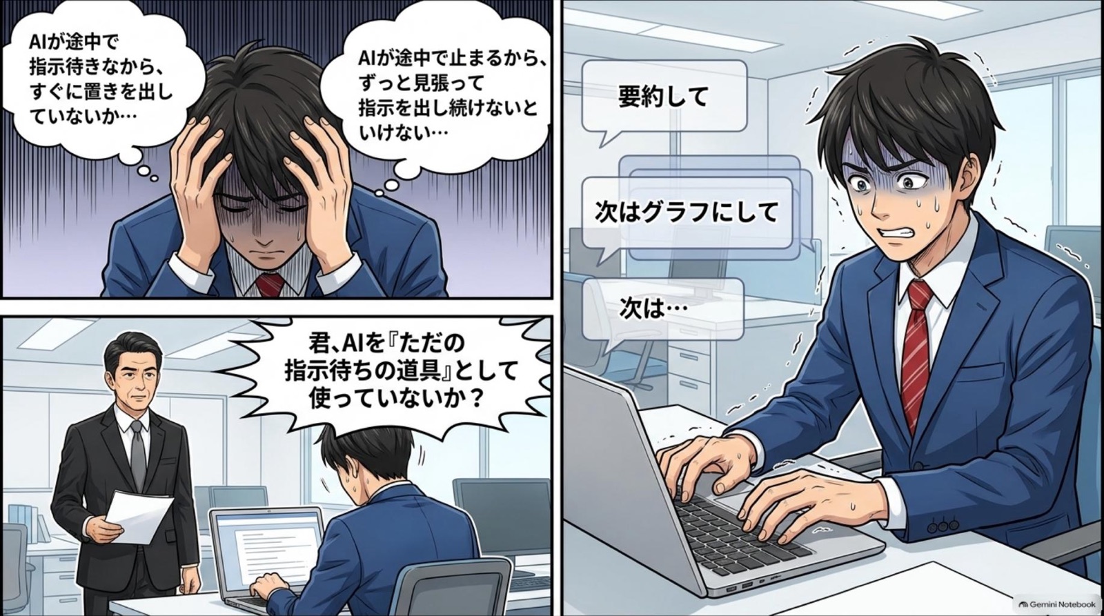 ビジネス漫画 コマ2