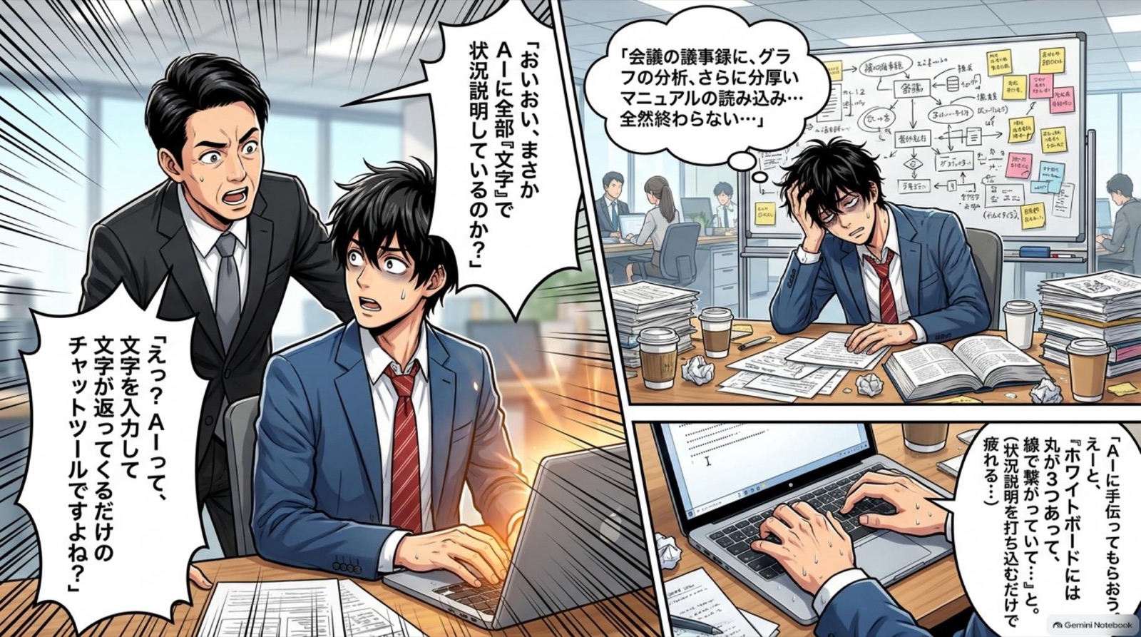 ビジネス漫画 コマ2