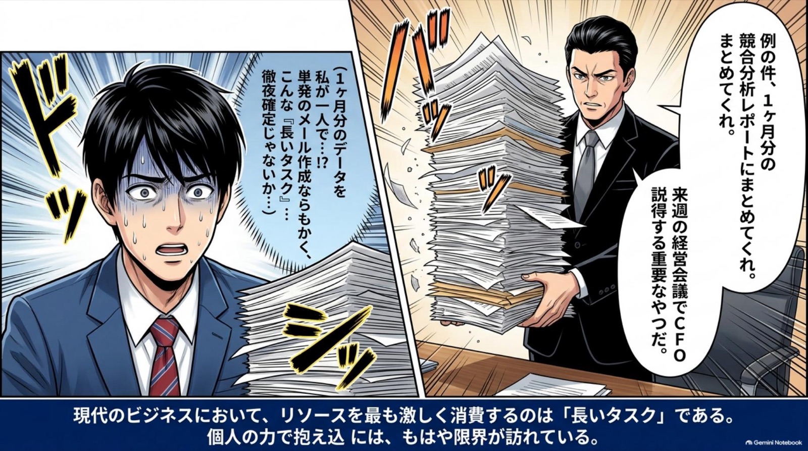 ビジネス漫画 コマ2