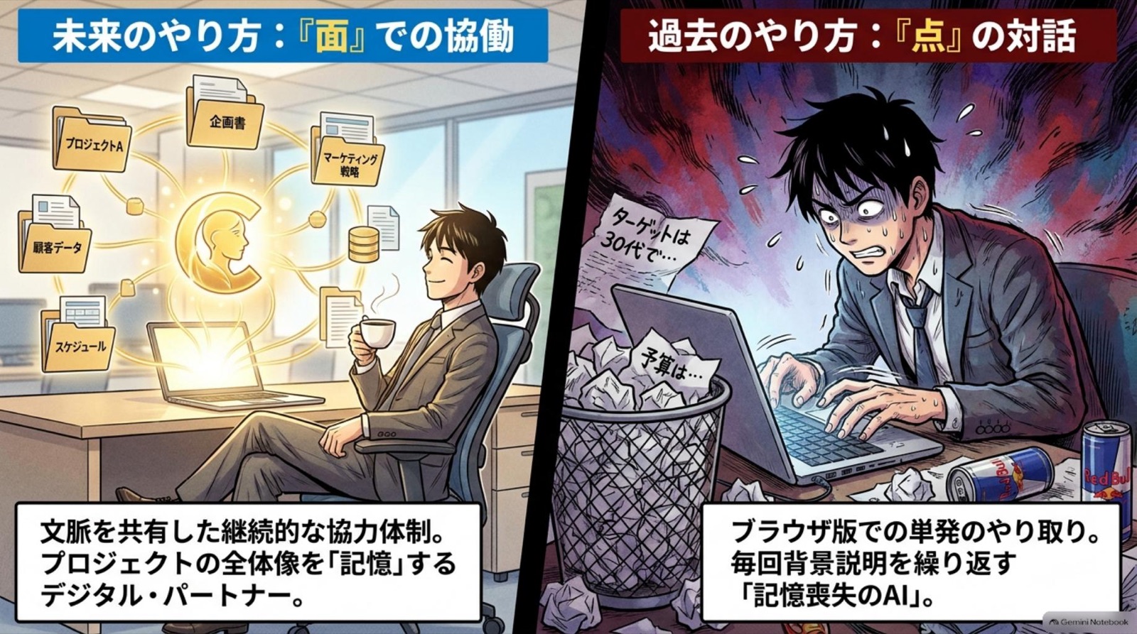 ビジネス漫画 コマ2