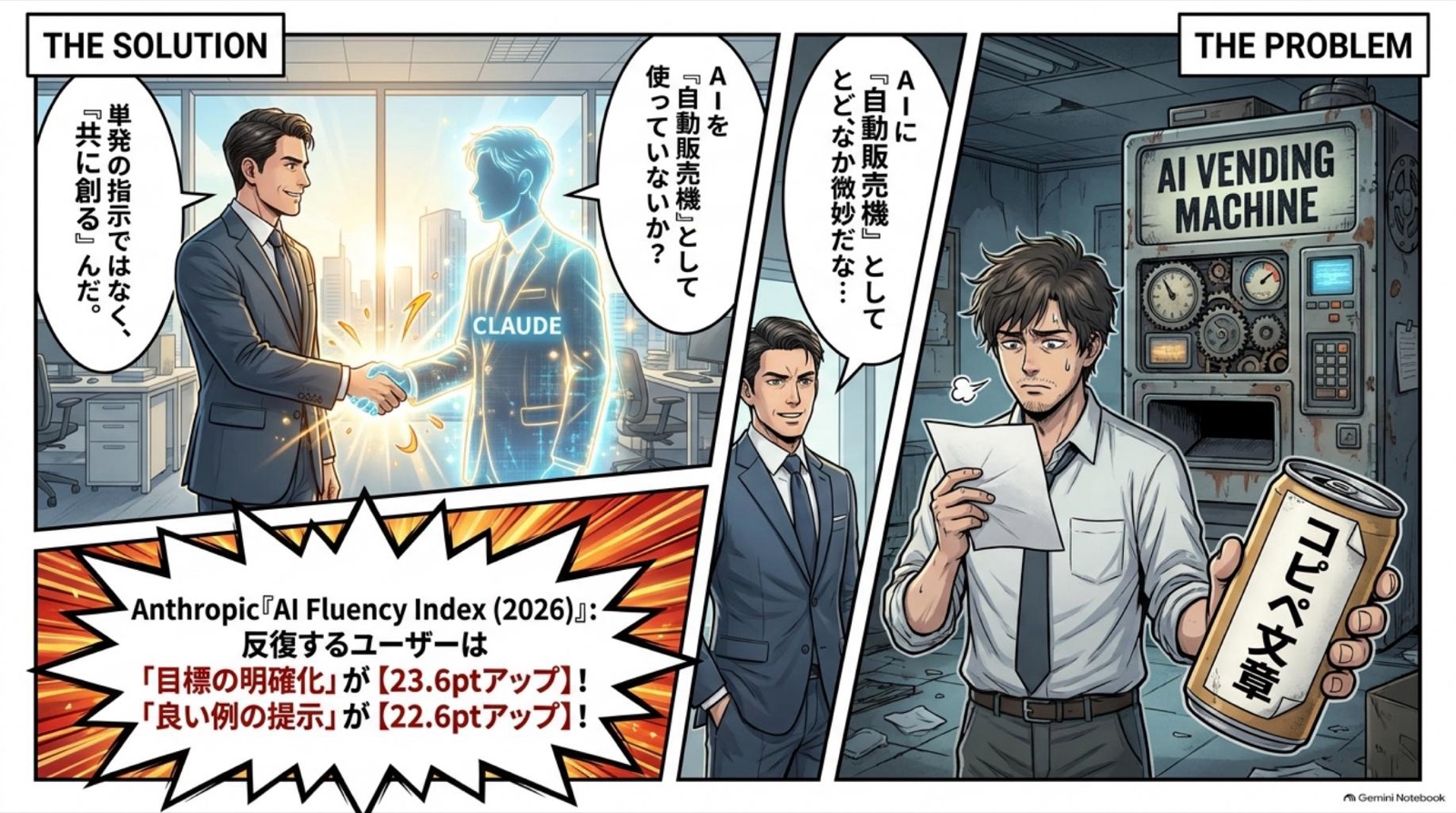 ビジネス漫画 コマ2
