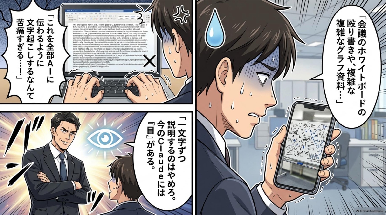 ビジネス漫画 コマ2