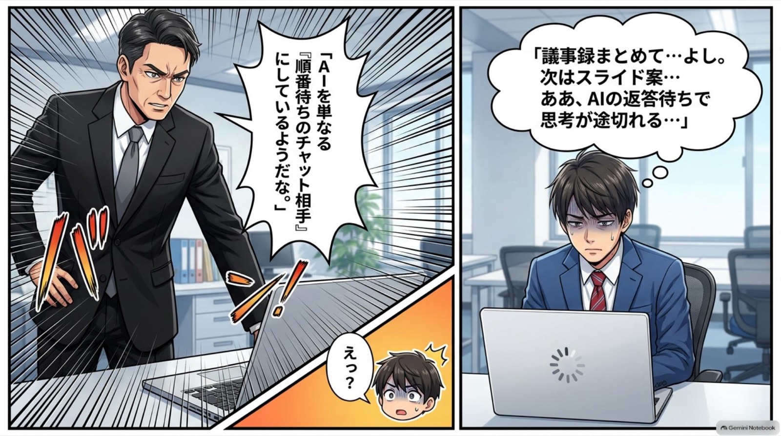 ビジネス漫画 コマ2