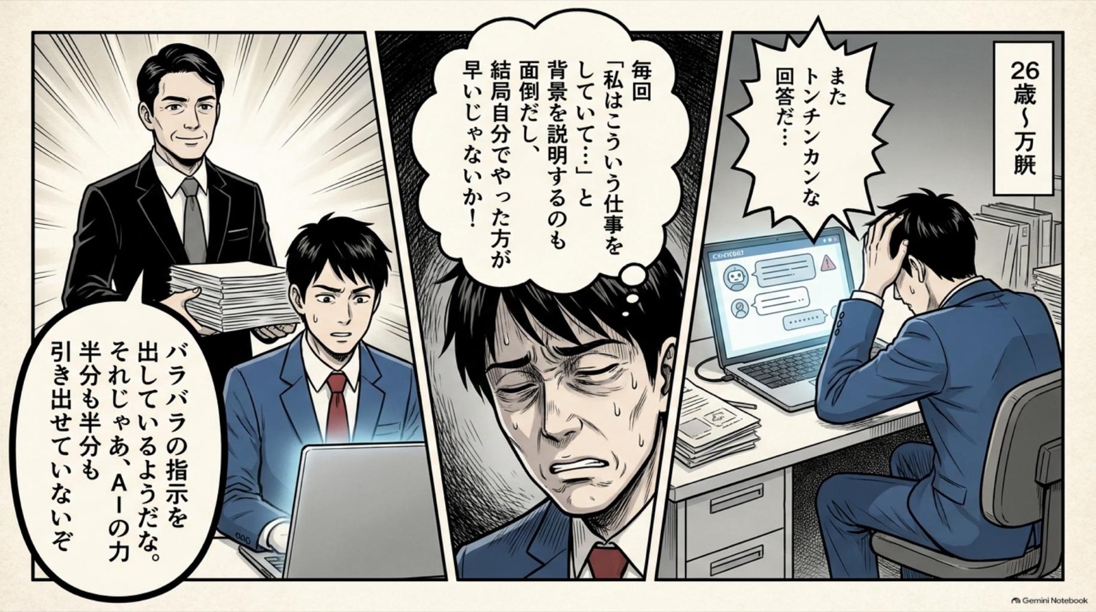 ビジネス漫画 コマ2