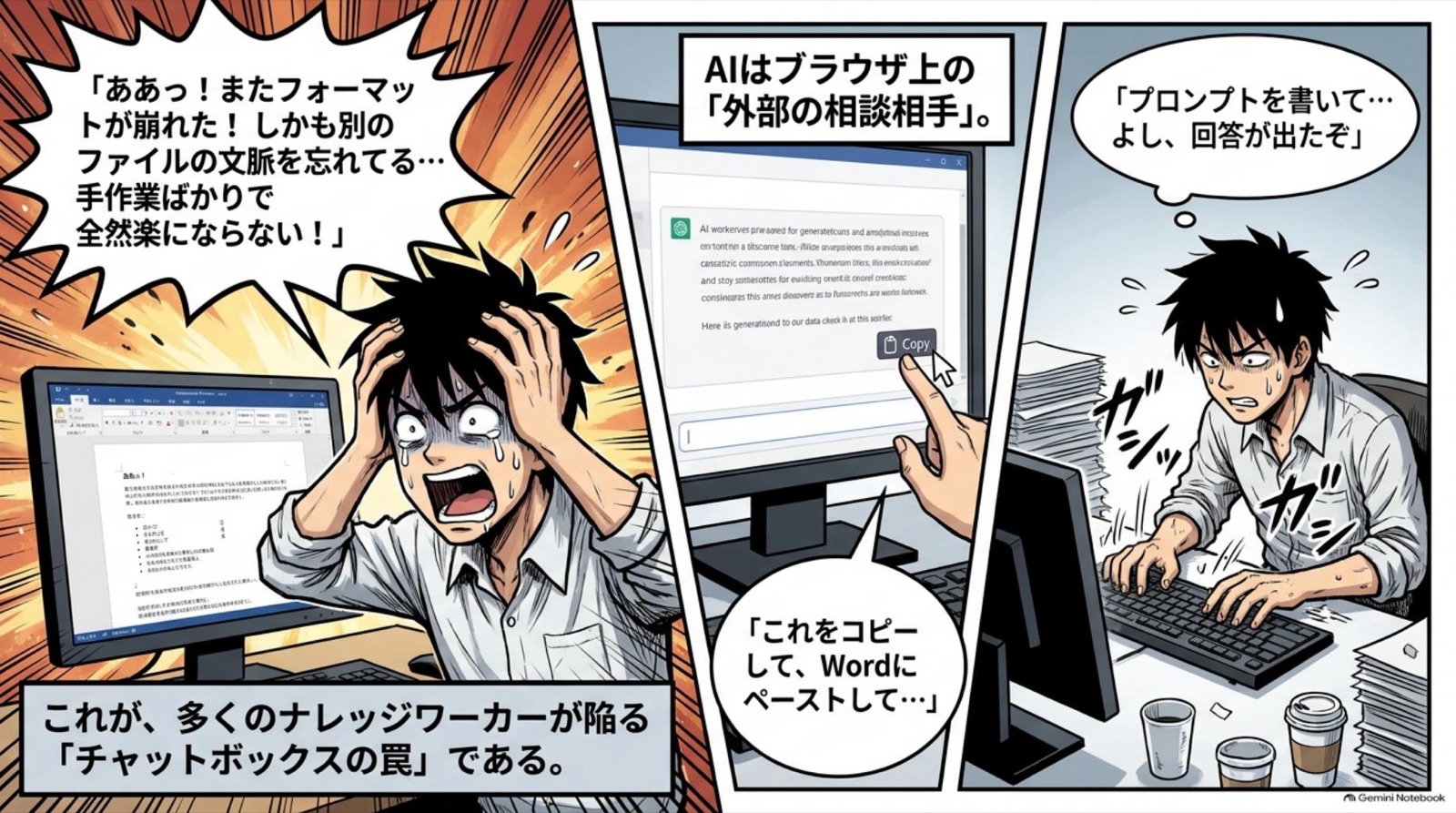 ビジネス漫画 コマ2