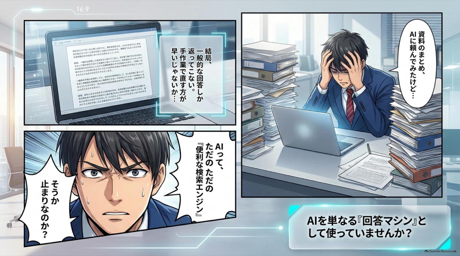 ビジネス漫画 コマ2