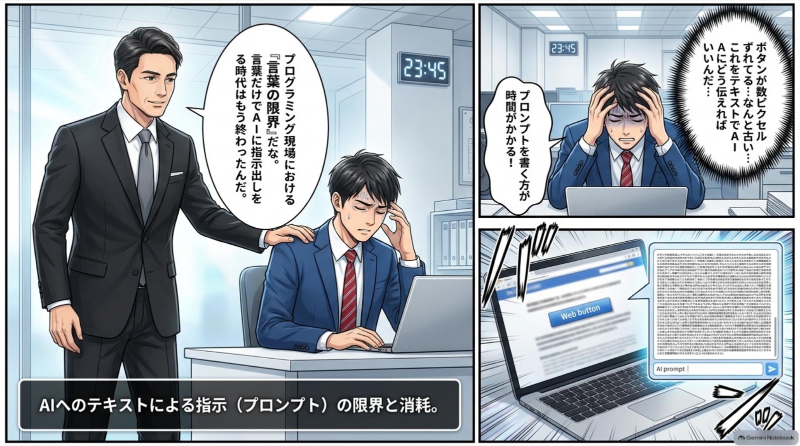 ビジネス漫画 コマ2