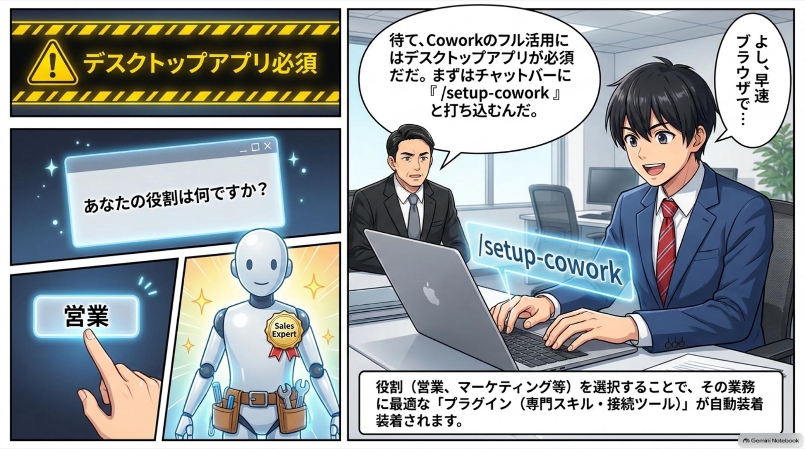 ビジネス漫画 コマ3